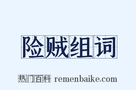 险贼组词是什么意思的图片